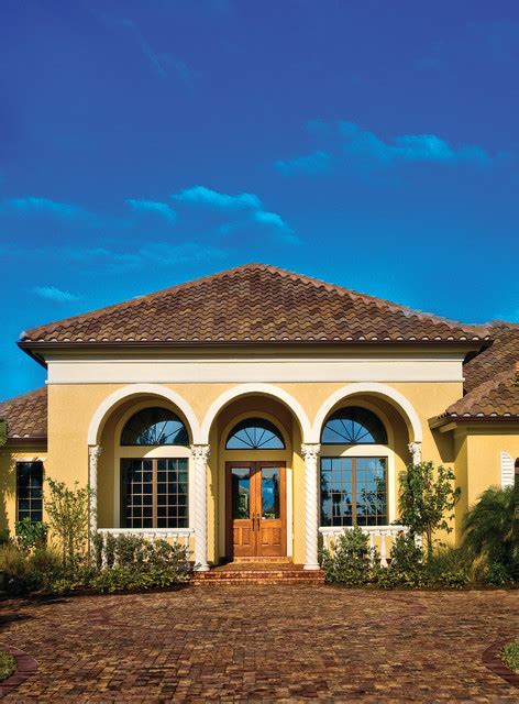 Sater Design Collections 8052 Caprina Home Plan Mediterranean