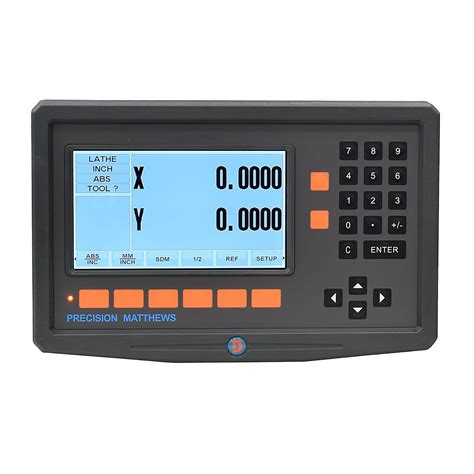 PM 2 Axis Lathe DRO LCD Display 840 0001 Hi Res Cross Scale