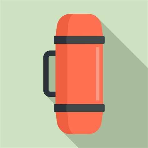 Premium Vector Home Insulated Bottle Icon Flat Illustration Of Home