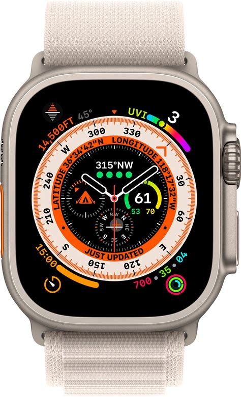 Best Buy Apple Watch Ultra GPS Cellular 49mm Titanium Case With