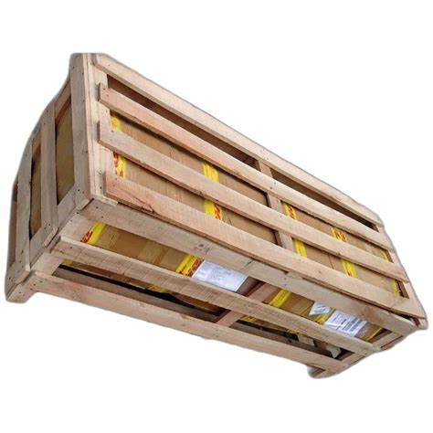 Brown Natural Rectangle Wooden Pallet Box For Packaging At Rs