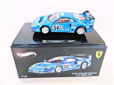 Hot Wheels Elite X Ferrari F Competizione Le Mans Boxed