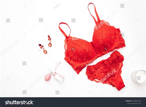 Sexy Elegant Lace Red Lingerie On Stock Photo Edit Now 1909464700