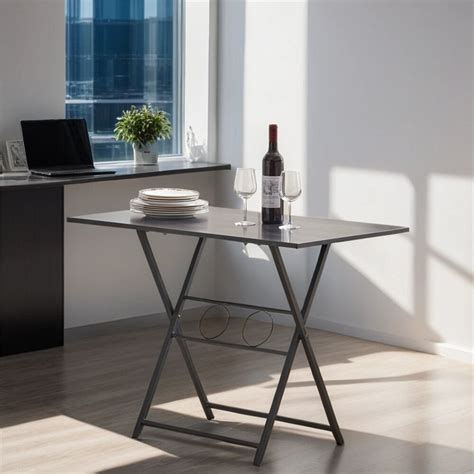 Space Saving Folding Office Table Writing Workstation Overstock