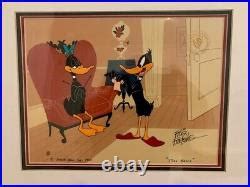 Daffy Duck 1955 Stork Naked Recreation Animation CEL 1991 RARE 53 100 LE COA Rare Warner Bros