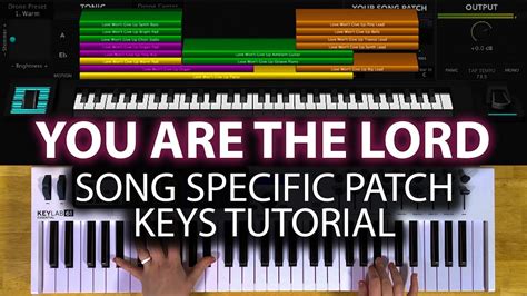 You Are The Lord MainStage Patch Keyboard Tutorial Passion YouTube