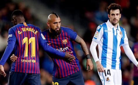 Qué Canal Transmite Real Sociedad Vs Barcelona De Arturo Vidal Por La