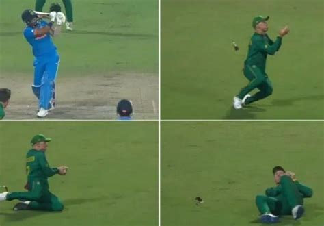 Rassie Van Der Dussen S Astonishing Catch Dismisses KL Rahul In ICC