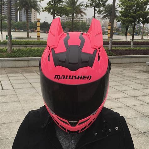 Single Colour Authentic Full Face Quality Racing Malushen Horned Devil