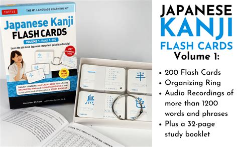 Mua Japanese Kanji Flash Cards Kit Volume 1 Kanji 1 200 JLPT