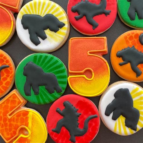 Godzilla Kong Party Favor Etsy