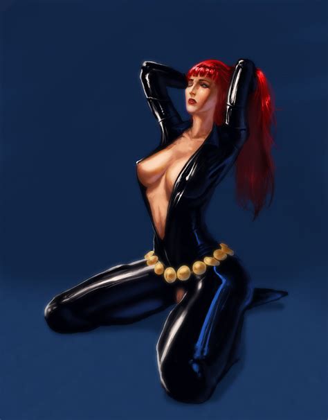 Black Widow Pinup By Kaihlan Hentai Foundry