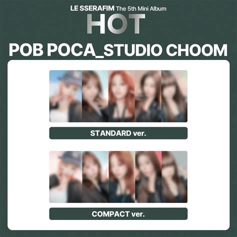 SET LE SSERAFIM Th Mini Album HOT STUDIO CHOOM PHOTOCARD Shopee Malaysia