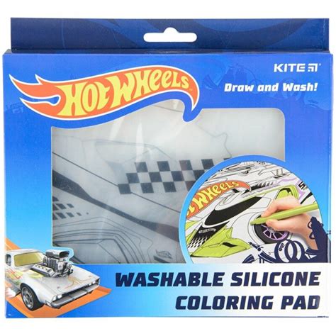 Підкладка розмальовка Kite Hot Wheels HW грн канцелярские товары kite в Житомире