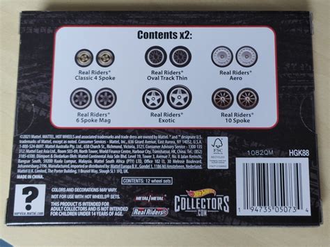 Hot Wheels RLC Exclusive Real Riders Wheels Set Hobbies Toys Toys Games On Carousell