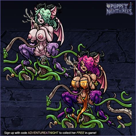 Nocturnella Tentacle Penetration Game Sprites By Phoenixignis Hentai Foundry