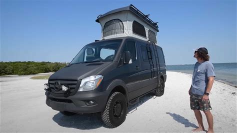 4wd Mercedes Sprinter Pop Top Camper Conversion Is A Spacious Overlander
