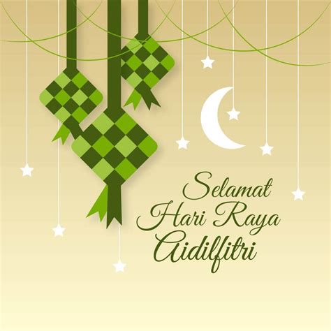 Cara Membuat Kad Ucapan Hari Raya Aidilfitri Hari Raya Card Eid ...