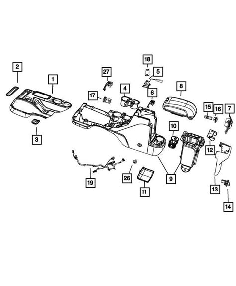 Exploring The Intricate Dashboard Of Jeep JK An OEM Parts Diagram