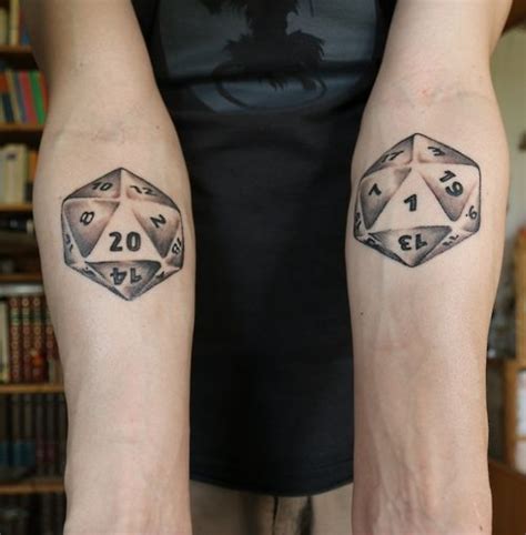 20 Sided Dice Tattoo Stacieintogo