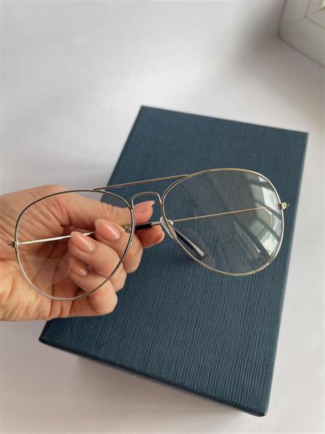 Стильная металлическая оправа для очков. прозрачные очки унисекс — цена ...