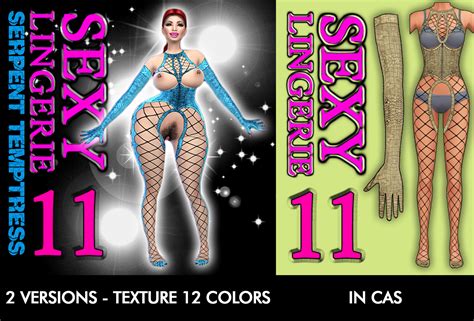 Sexy Lingerie 11 Serpent Temptress Accessories Makeup LoversLab