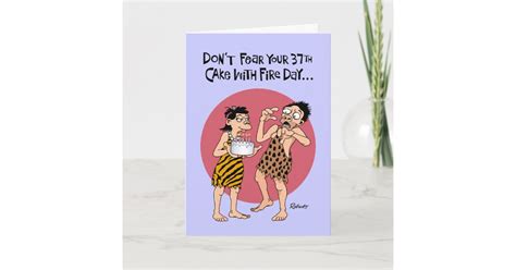 Funny 37th Birthday Card Zazzle