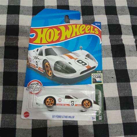 Jual Hot Wheels Ford Gt Mk Iv Gulf Putih Shopee Indonesia