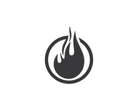 Fire Flame Logo Template Flare Illustration Warning Vector, Flare, Illustration, Warning PNG and ...