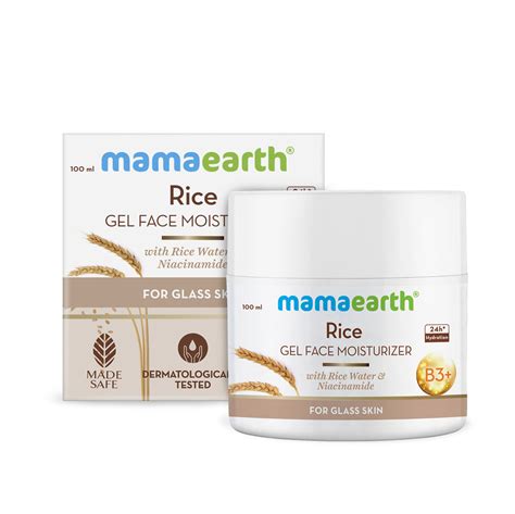 Mamaearth Rice Gel Face Moisturizer With Rice Water And Niacinamide For