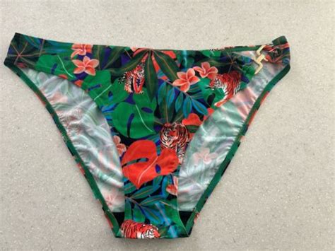 Figleaves Costa Rica Bikini Bottom Tiger Print Size 18 EBay