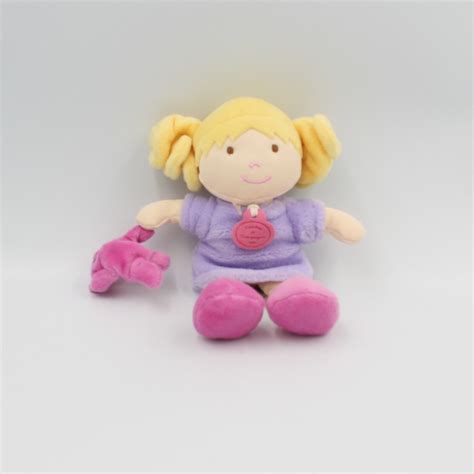 Doudou Et Compagnie Poup E Mauve Rose Les Demoiselles De Doudou