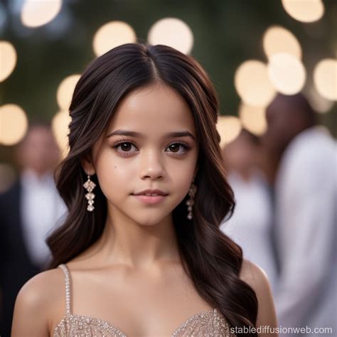 Jenna Ortega In A Dress Stable Diffusion Online