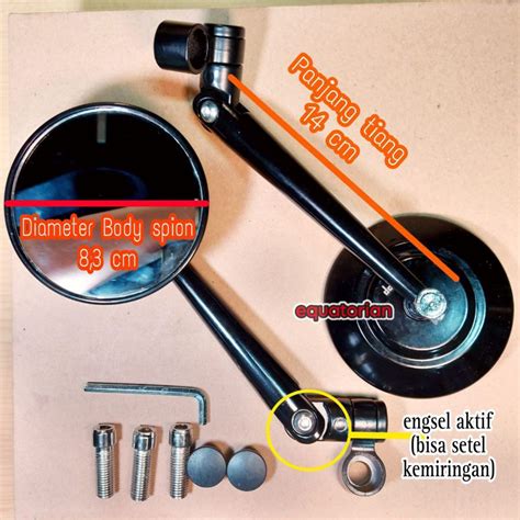 Jual Spion Bulat Jokowi Classic Retro W175 Xsr 155 Japstyle Scoopy Fino