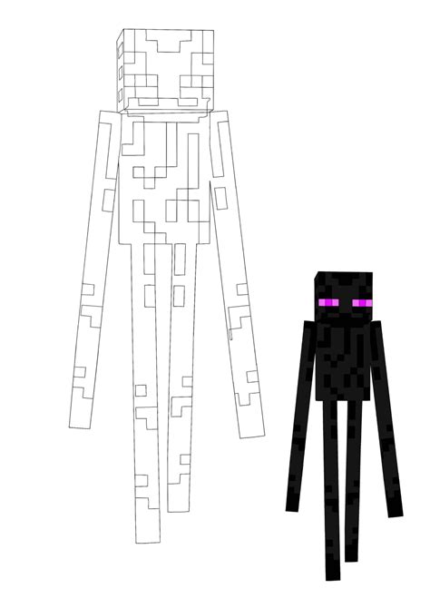 Minecraft Pictures To Print Of Endermen