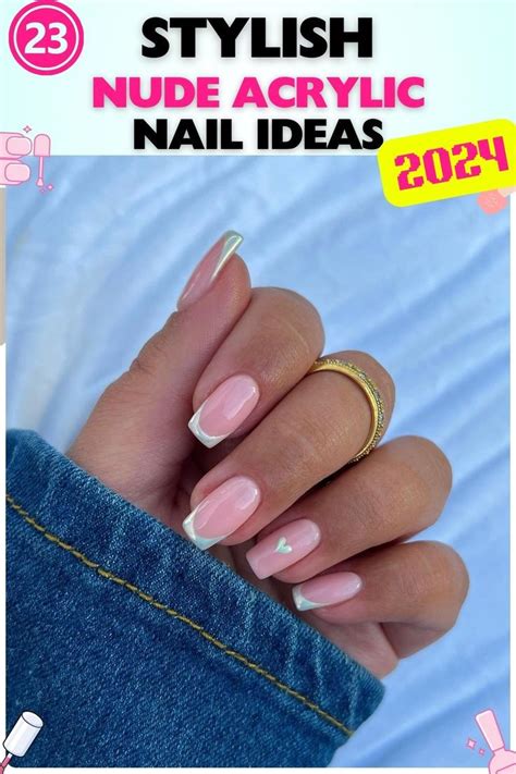 Elegant Nude Acrylic Nail Ideas Acrylic Nails Nails Colored Acrylic Nails