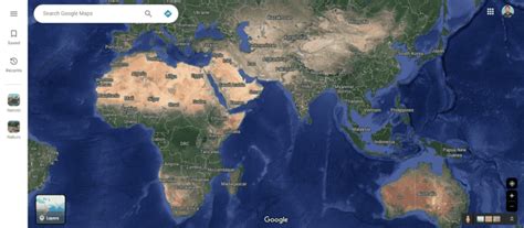 satellite view  google maps  pc simple guide