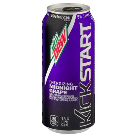 Mountain Dew® Kickstart Midnight Grape Energy Drink Can, 16 fl oz ...