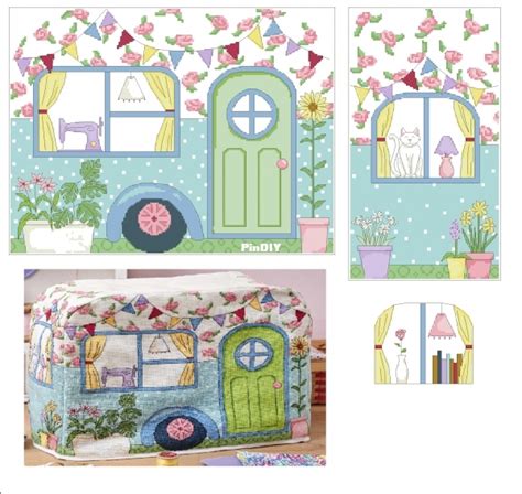 Caravan Cover By Heather Nugent From The World Of Cross Stitching Twocs