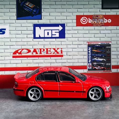 Jual Hot Wheels Premium Car Culture Canyon Warriors Bmw M E Red Loose Good Condition