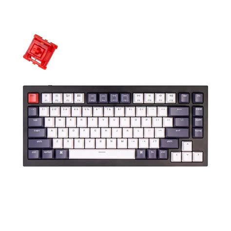 Геймърска Механична клавиатура Keychron Q1 Carbon Black Qmk Tkl Gateron