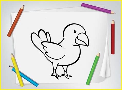 Detail Mewarnai Gambar Burung Terbang Koleksi Nomer 25
