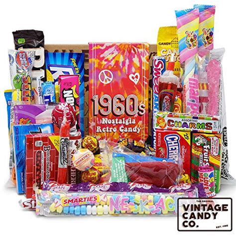 Vintage Candy 60th Birthday Retro Candy T Box 1961 Decade Nostalgic