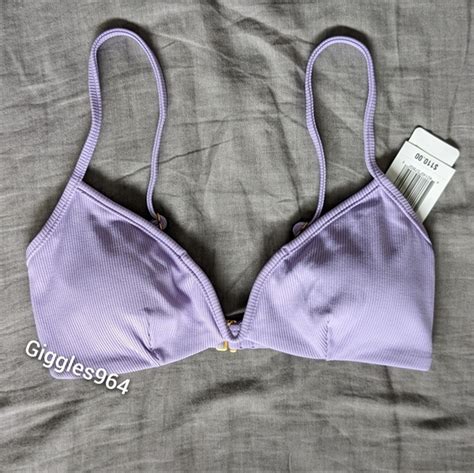 L Space Swim Lspace Helena Bikini Top Wisteria Rib Poshmark