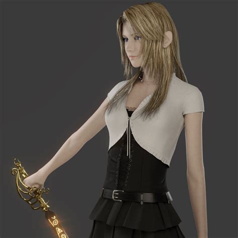 Stella Nox Fleuret From Versus Xiii Concept Render Rfinalfantasy