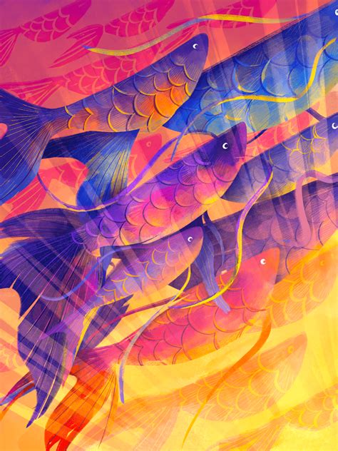 Glowing Fish On Behance