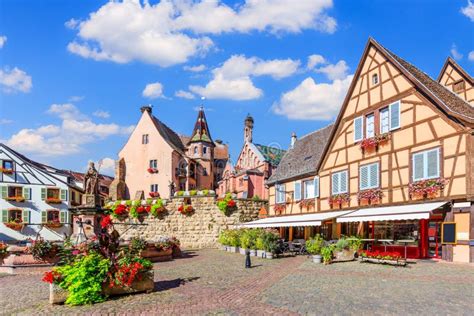 Eguisheim Alsace France Editorial Image Image Of Country 255821600