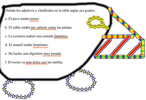 Coleydeporte Ejercicios Sobre Los Grados Del Adjetivo 5º Primaria