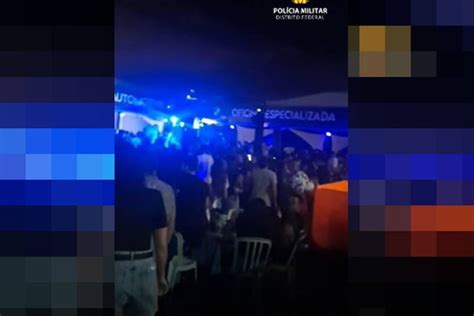 Festa Clandestina Pessoas Interrompida Pela Pmdf Metr Poles