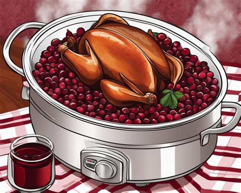 Slowcooker Gevulde Kalkoenborst Met Cranberry Saus